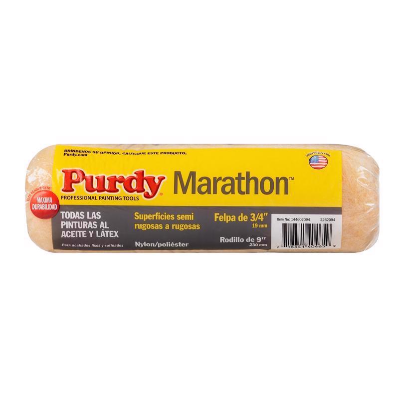 Purdy Marathon Nylon/Polyester 9 in. W X 3/4 in. Paint Roller Cover