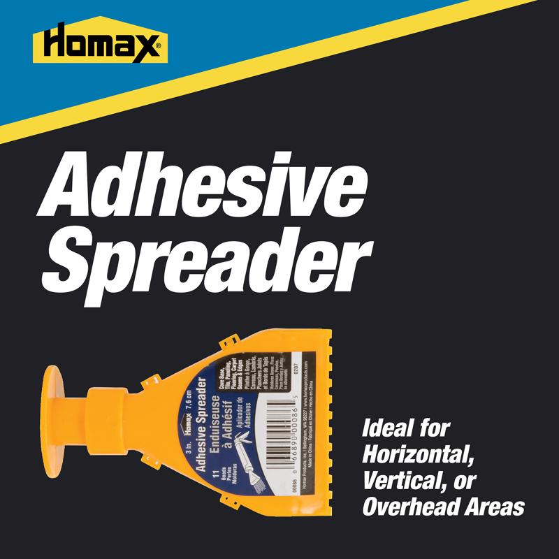 Homax 3 in. W Plastic Adhesive Spreader
