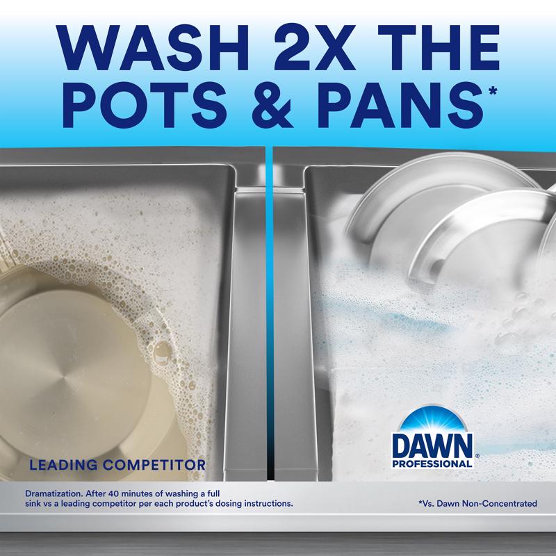 Dawn Professional Original Scent Liquid Pot and Pan Detergent 128 oz