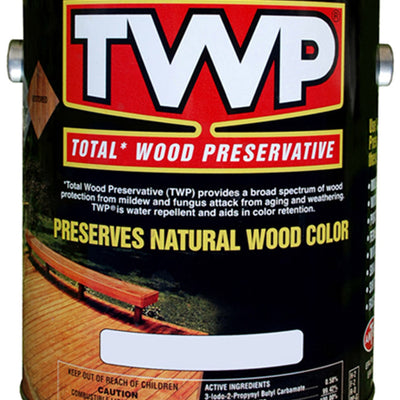 TWP 100 Series Flat/Matte Redwood Semi-Transparent Oil-Based Wood Protector 1 gal
