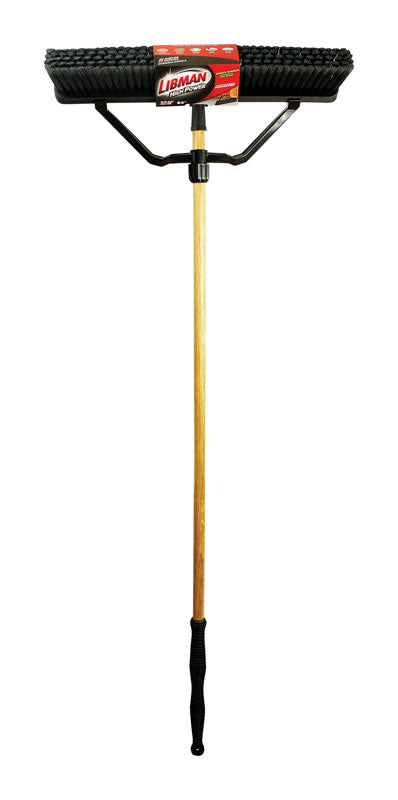Libman High Power Polyethylene Terephthalate 24 in. Push Broom