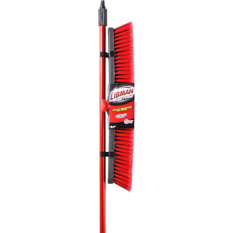 Libman High Power Polyethylene Terephthalate 24 in. Multi-Surface Push Broom