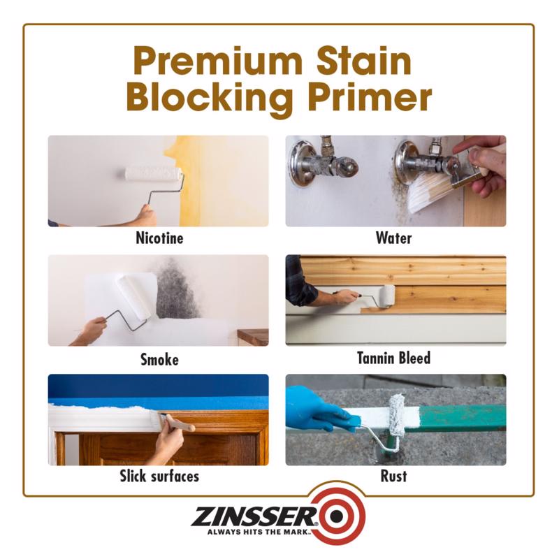 Zinsser Cover Stain White Oil-Based Alkyd Primer 1 gal
