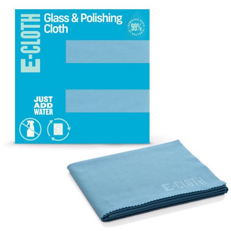 E-Cloth Glass and Polish Microfiber Glass and Polish Cloth 16 in. W X 20 in. L