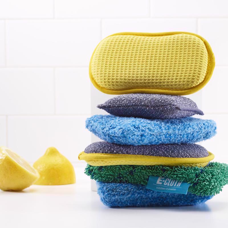 E-Cloth Washing Up Medium Duty Scrubbing Pads For All Purpose 6 in. L
