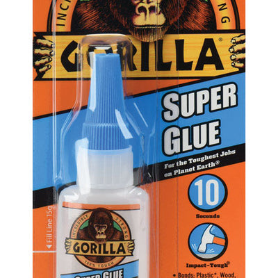 Gorilla High Strength Clear Super Glue 15 gm
