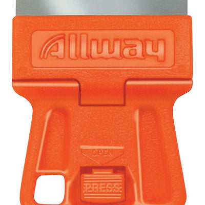 Allway 1-1/2 in. W Carbon Steel Single-Edge Mini Glass Scraper