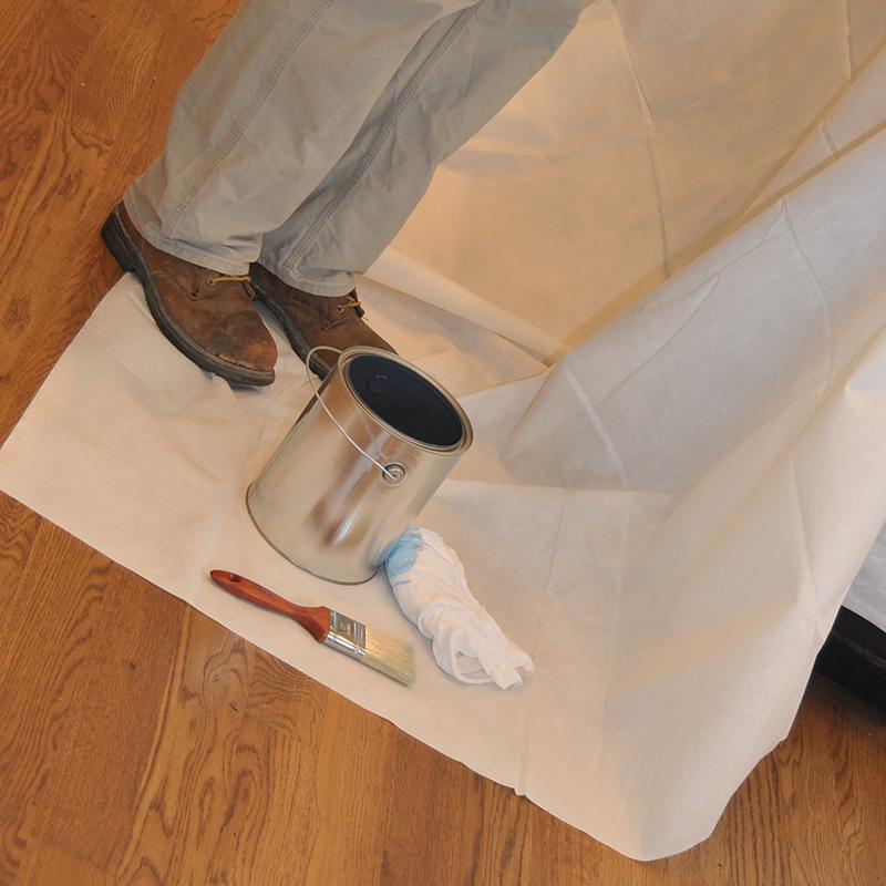 Trimaco SuperTuff 9 ft. W X 12 ft. L Paper/Poly Drop Cloth