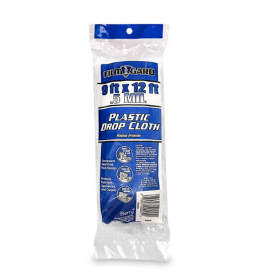 Film-Gard 9 ft. W X 12 ft. L X 0.5 mil Plastic Drop Cloth
