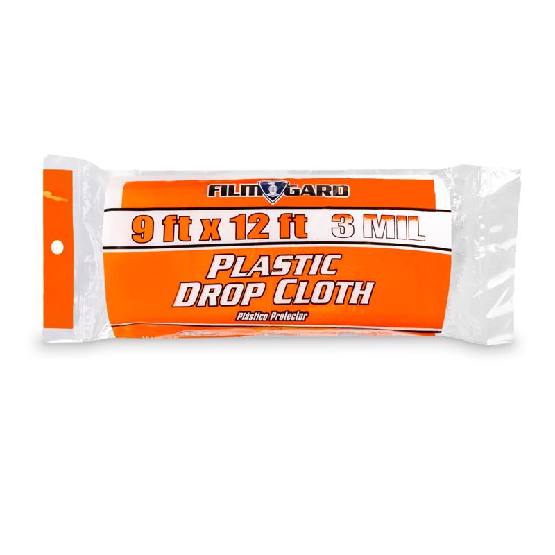 Film-Gard 9 ft. W X 12 ft. L X 3 mil Plastic Drop Cloth