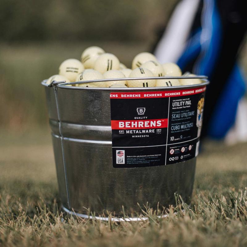 Behrens 10 qt Galvanized Pail Silver