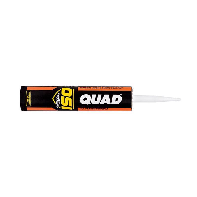 OSI Quad Gray Elastomeric Polymers Door/Siding/ Window Sealant 10 oz