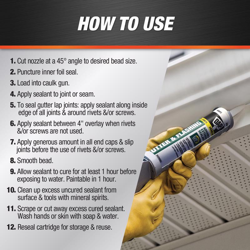 DAP Gray Polymer Sealant 10.1 oz