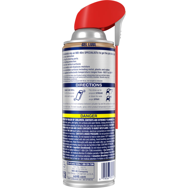 WD-40 Specialist Gel Lubricant Spray 10 oz