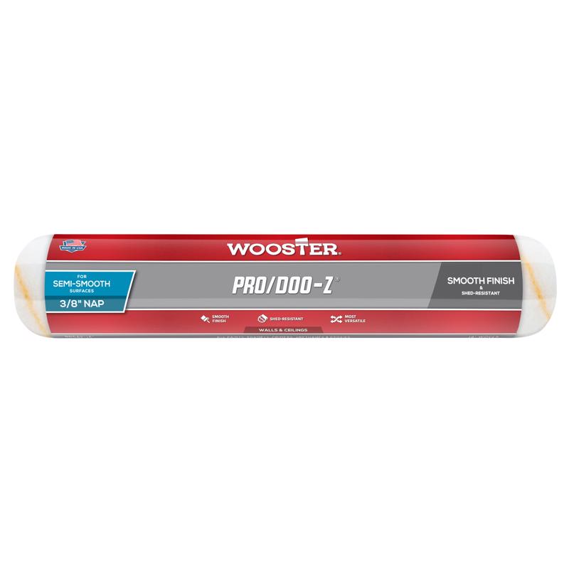 Wooster Pro/Doo-Z Woven Fabric 14 in. W X 3/8 in. Regular Paint Roller Cover