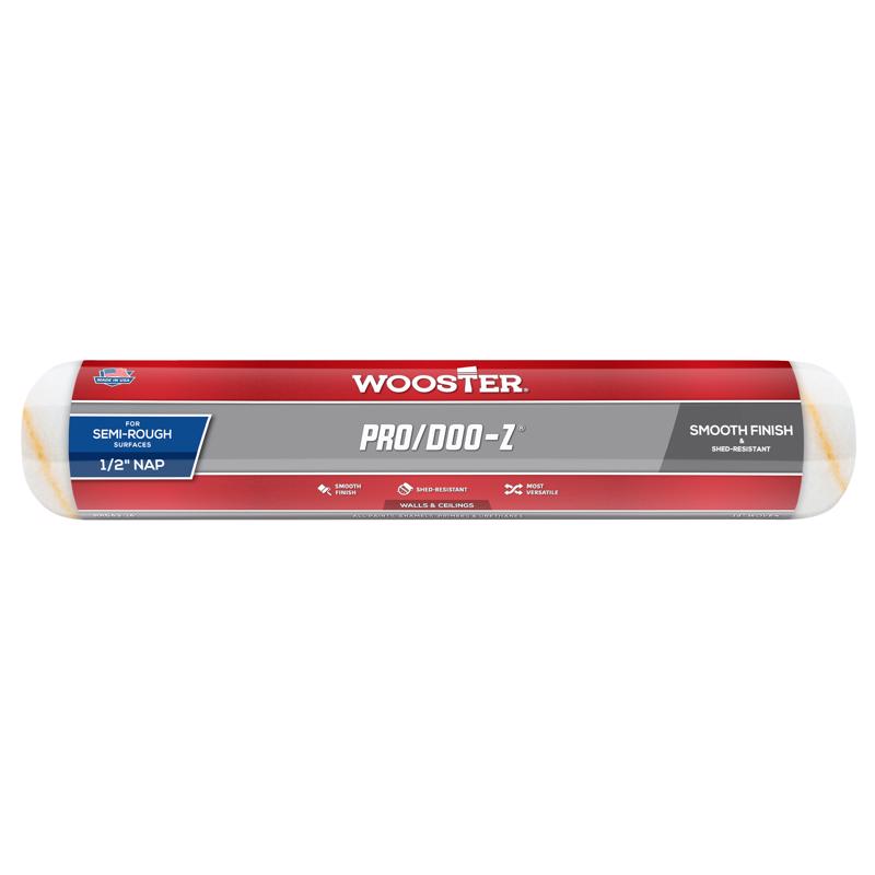 Wooster Pro/Doo-Z Woven Fabric 14 in. W X 1/2 in. Regular Paint Roller Cover