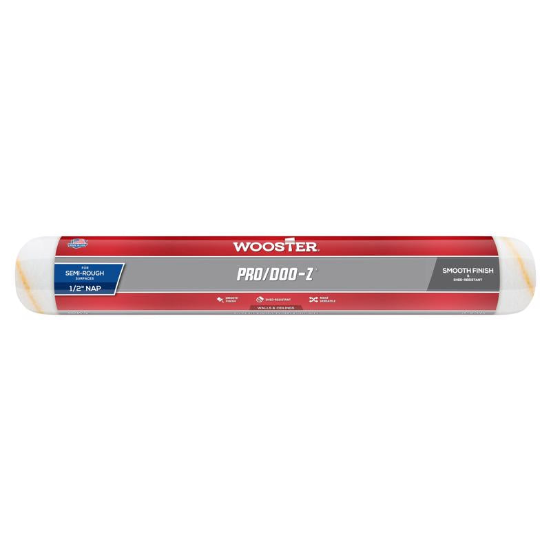 Wooster Pro/Doo-Z Woven Fabric 18 in. W X 1/2 in. Regular Paint Roller Cover