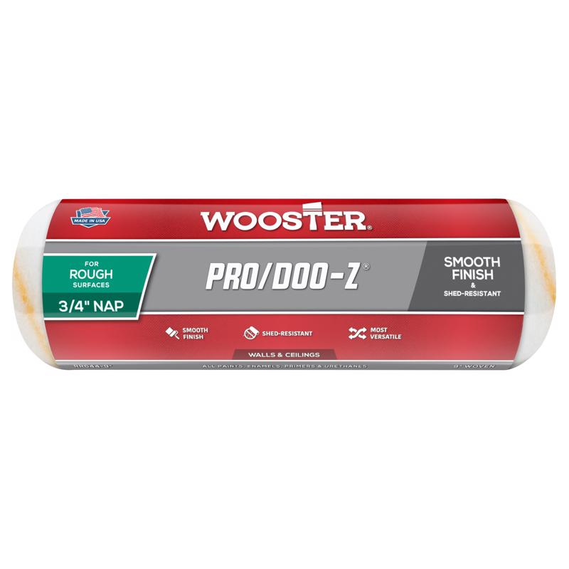 Wooster Pro/Doo-Z Woven Fabric 9 in. W X 3/4 in. Regular Paint Roller Cover
