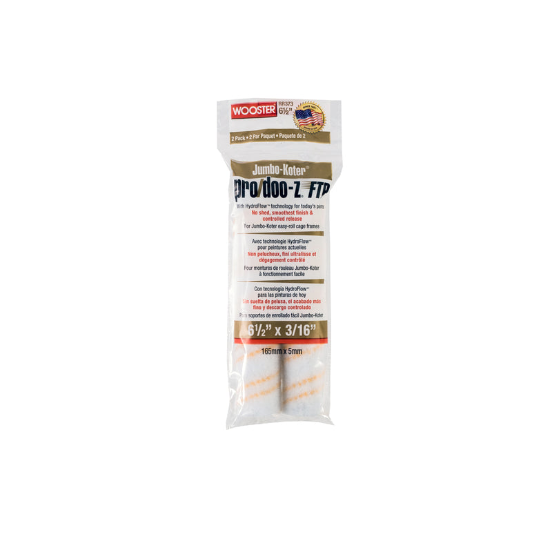 Wooster Pro/Doo-Z FTP Synthetic Blend 6-1/2 in. W X 3/16 in. Mini Paint Roller Cover 2 pk