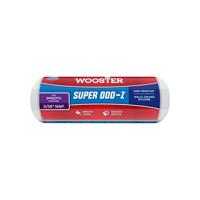 Wooster Super Doo-Z Fabric 7 in. W X 3/16 in. Regular Paint Roller Cover