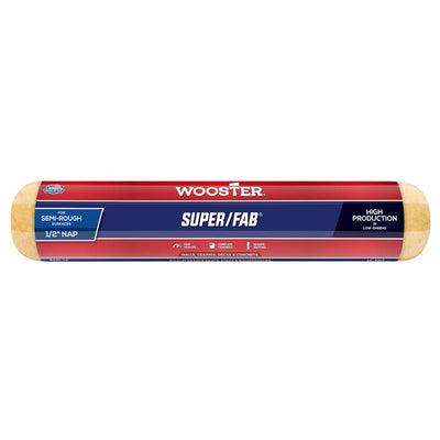 Wooster Super/Fab Knit 14 in. W X 1/2 in. Regular Paint Roller Cover