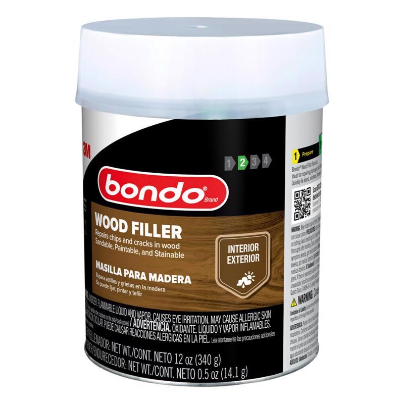 3M Bondo Brown Wood Filler 1 qt