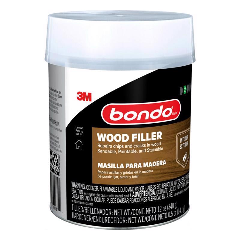 3M Bondo Brown Wood Filler 1 qt