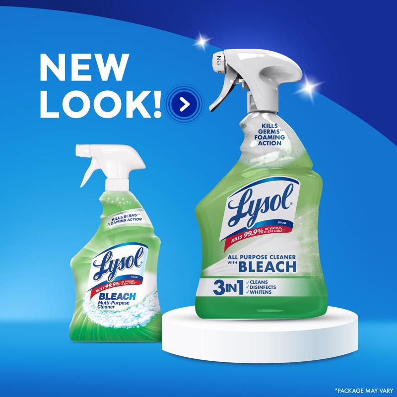 Lysol Sparkling Lemon & Sunflower Essence Scent Multi-Purpose Cleaner Liquid 32 oz