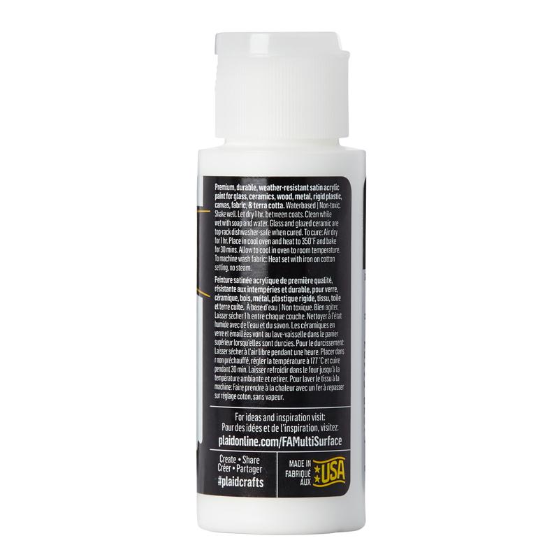 FolkArt Satin Wicker White Hobby Paint 2 oz