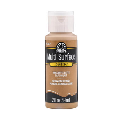 FolkArt Satin Coffee Latte Hobby Paint 2 oz