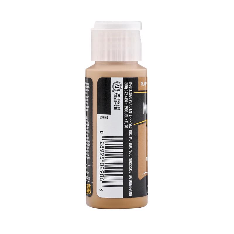 FolkArt Satin Coffee Latte Hobby Paint 2 oz