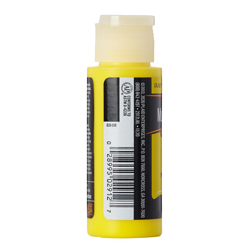 FolkArt Satin Daffodil Yellow Hobby Paint 2 oz
