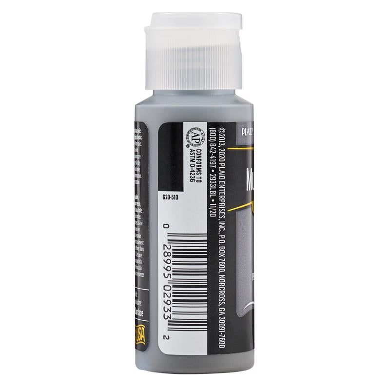 FolkArt Satin Medium Gray Hobby Paint 2 oz