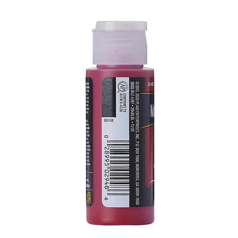 FolkArt Satin Engine Red Hobby Paint 2 oz