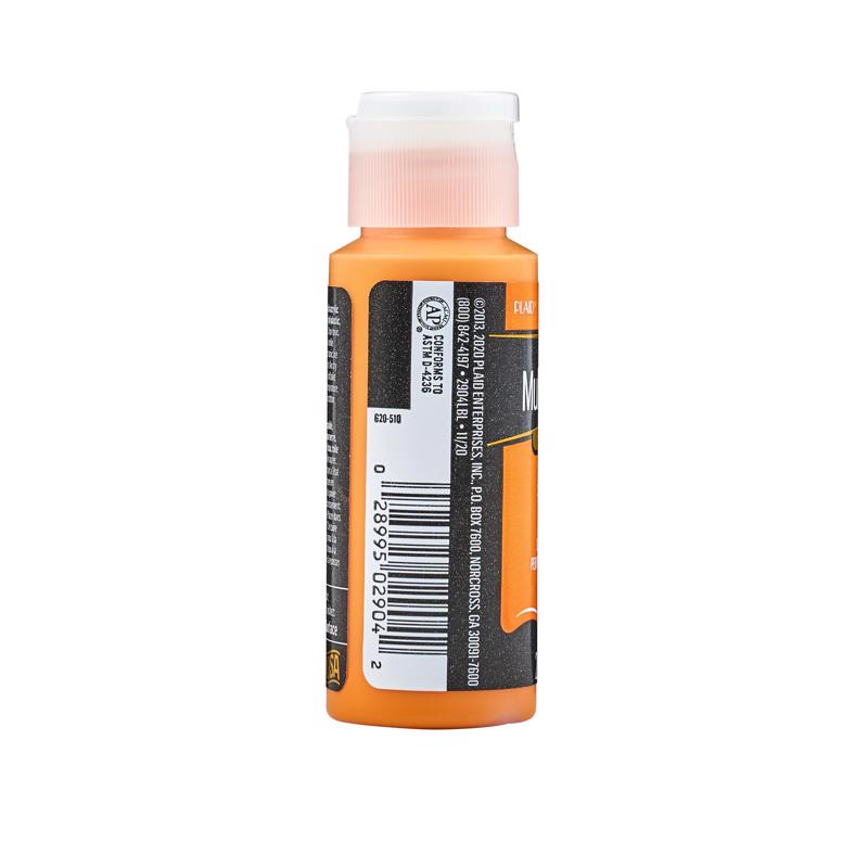 FolkArt Satin Vivid Orange Hobby Paint 2 oz