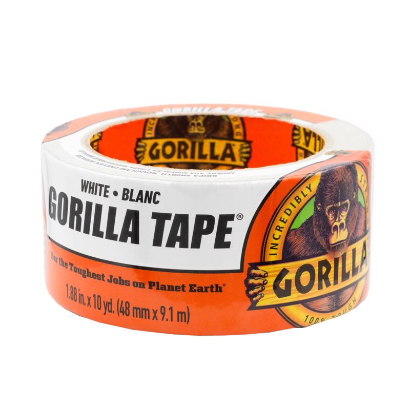 Gorilla 1.88 in. W X 10 yd L White Duct Tape