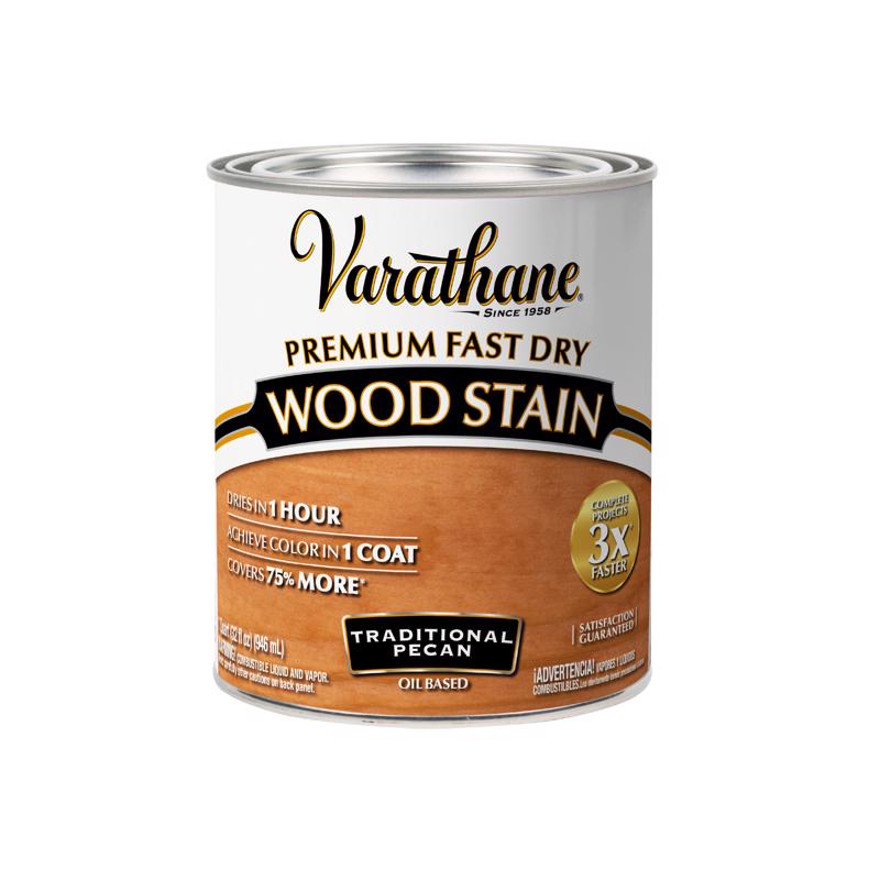 Varathane Premium Traditional Pecan Oil-Based Fast Dry Wood Stain 1 qt