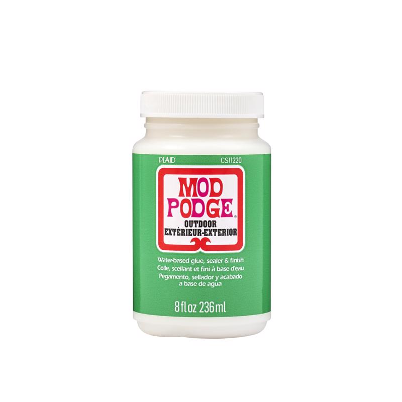 Plaid Mod Podge High Strength Glue White Outdoor Decoupage 8 oz