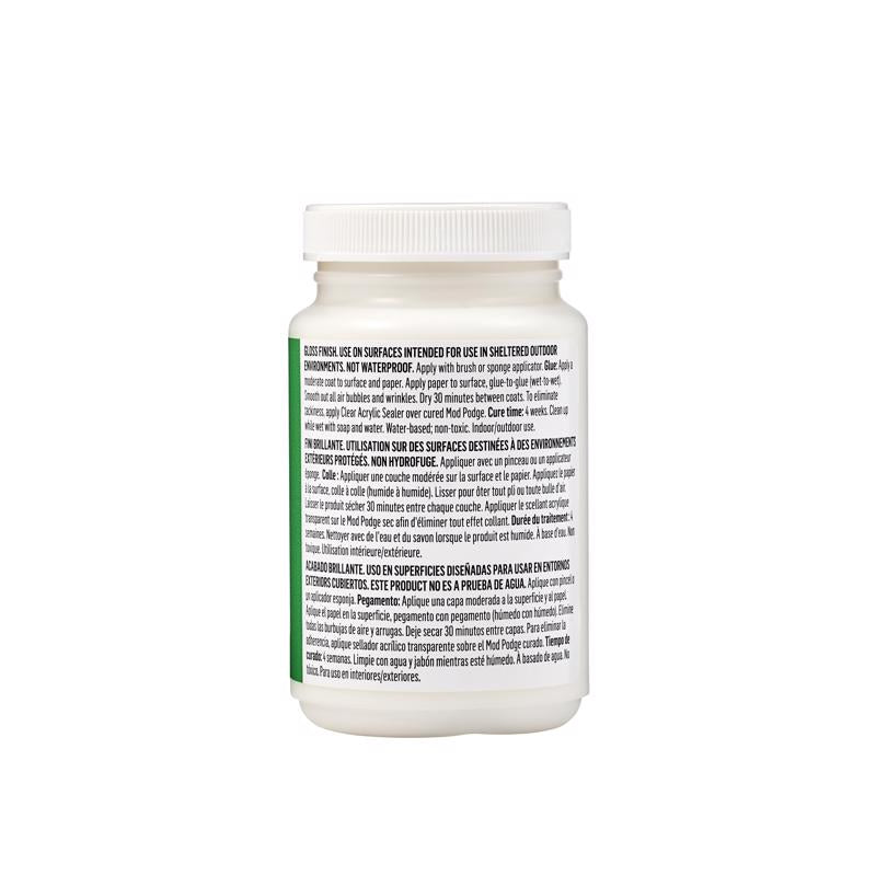 Plaid Mod Podge High Strength Glue White Outdoor Decoupage 8 oz