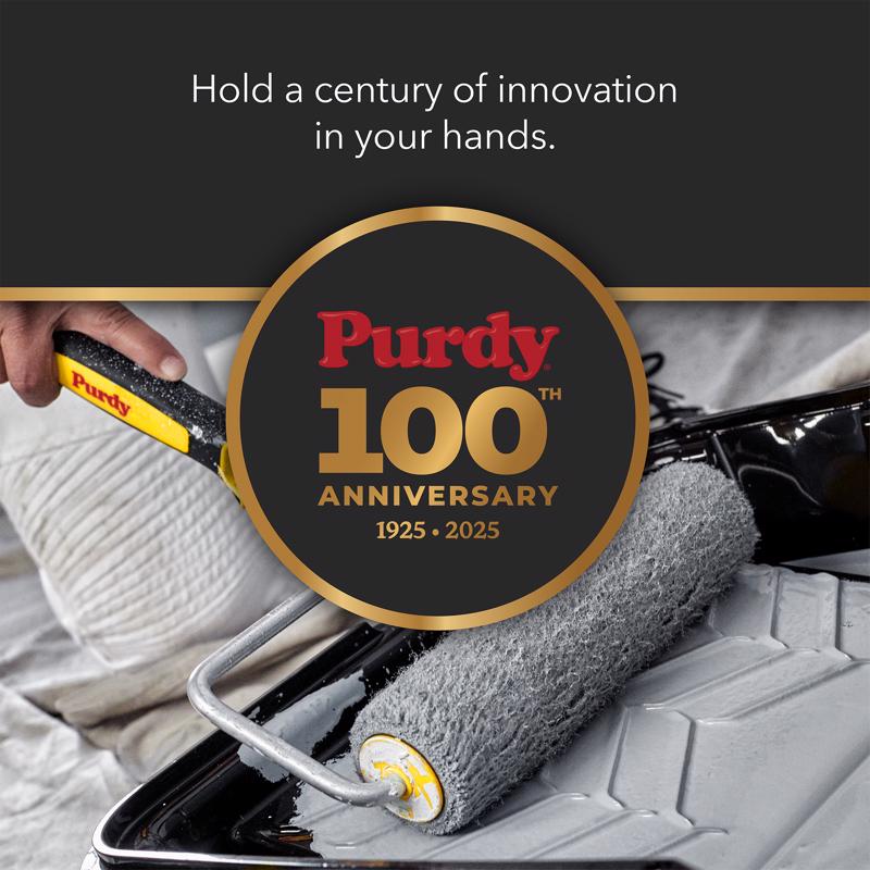Purdy Revolution 4.5 in. W Jumbo Mini Paint Roller Frame Threaded End