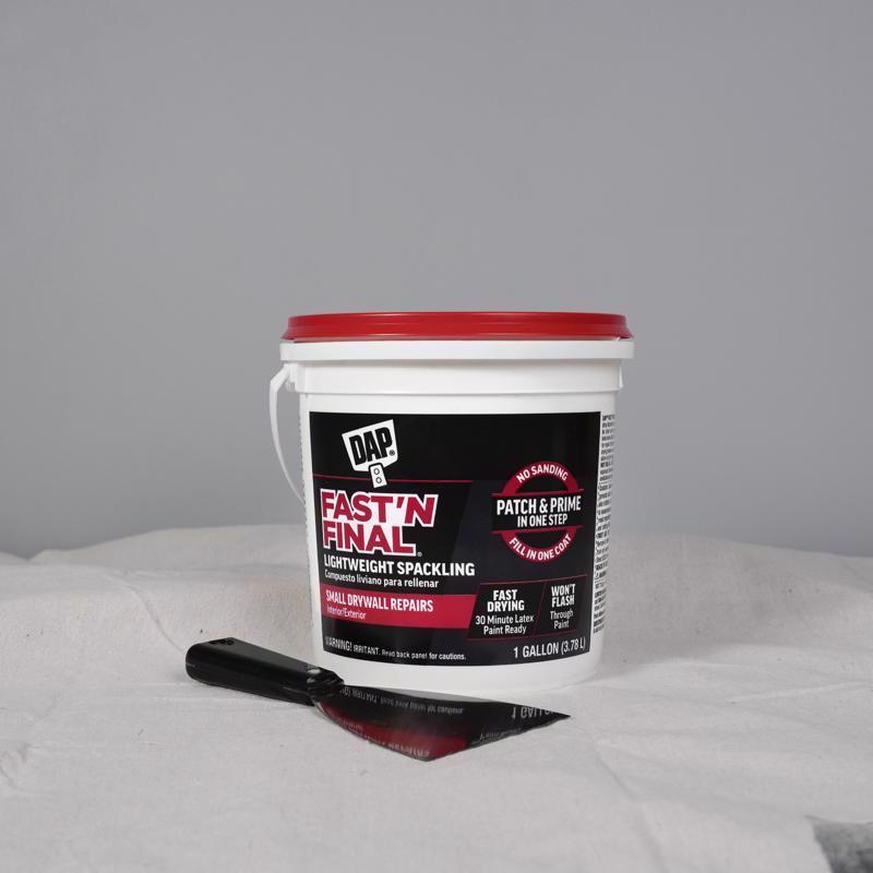 DAP Fast 'N Final Ready to Use White Lightweight Spackling Compound 1 gal