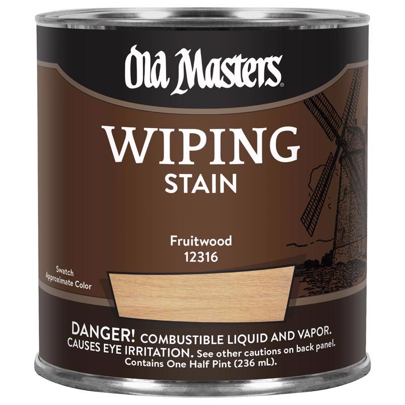 Old Masters Semi-Transparent Fruitwood Oil-Based Wiping Stain 1/2 pt