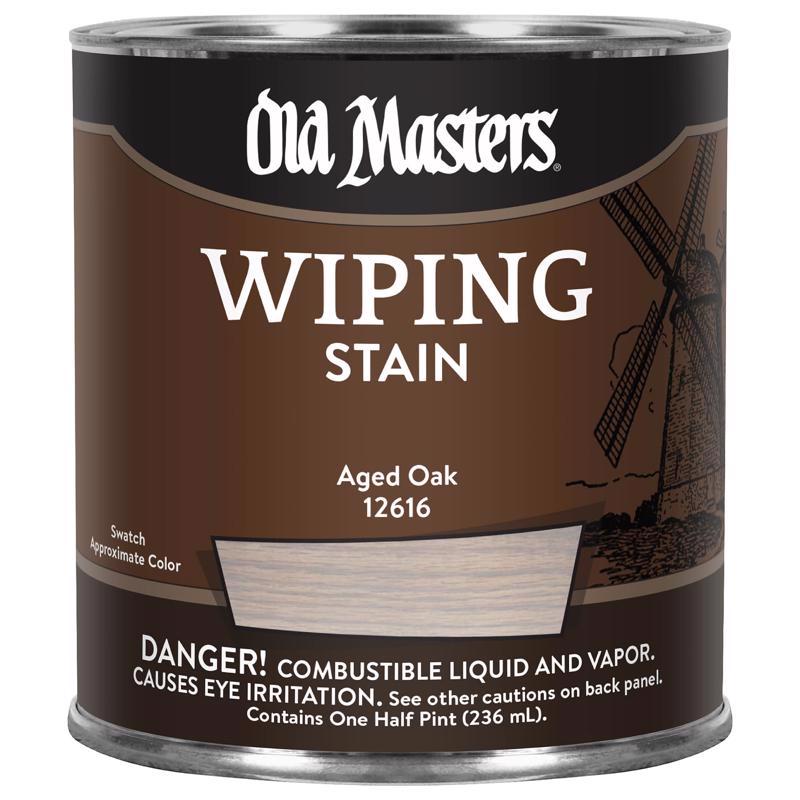 Old Masters Semi-Transparent Aged Oak Oil-Based Wiping Stain 1/2 pt