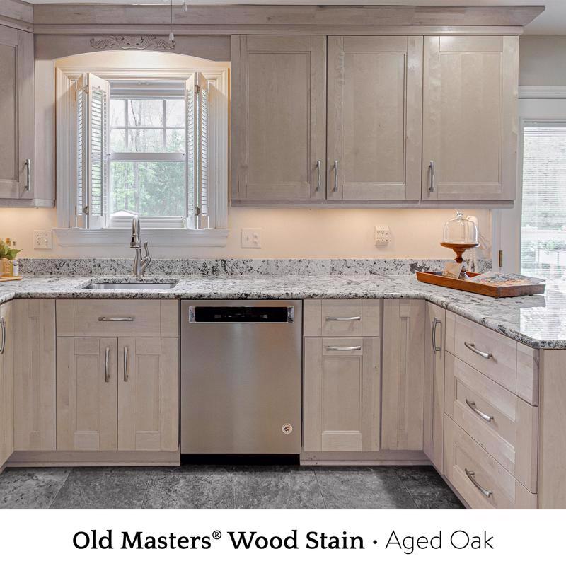 Old Masters Semi-Transparent Aged Oak Oil-Based Wiping Stain 1/2 pt