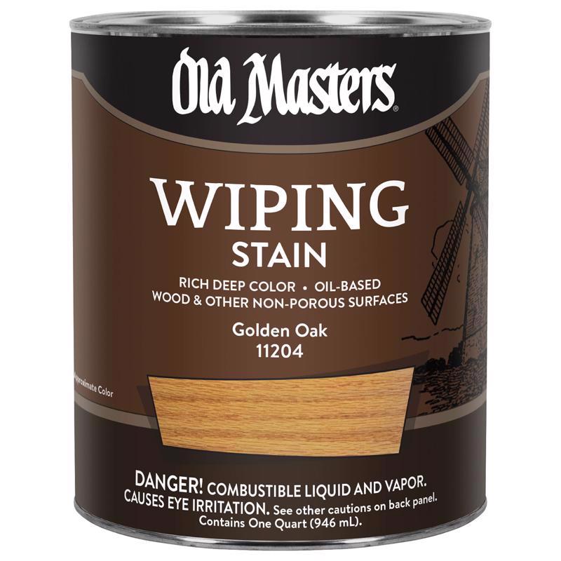 Old Masters Semi-Transparent Golden Oak Oil-Based Wiping Stain 1 qt