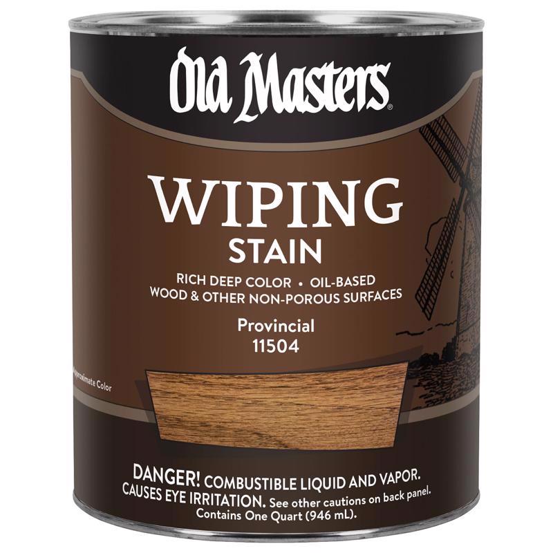 Old Masters Semi-Transparent Provincial Oil-Based Wiping Stain 1 qt