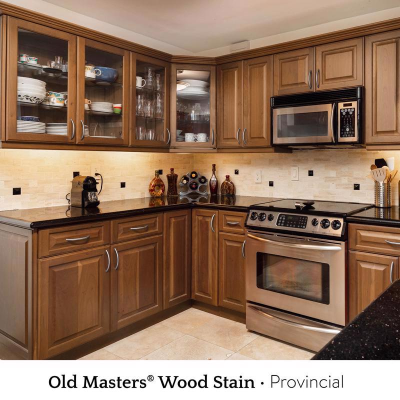 Old Masters Semi-Transparent Provincial Oil-Based Wiping Stain 1 qt