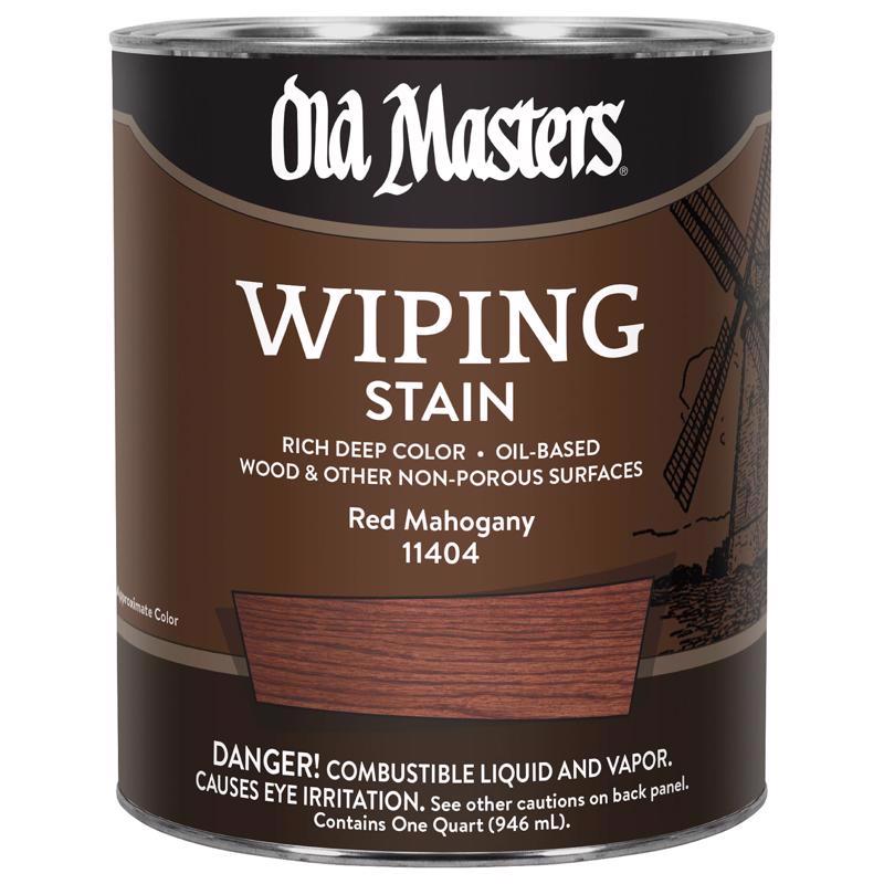 Old Masters Semi-Transparent Red Mahogany Oil-Based Wiping Stain 1 qt