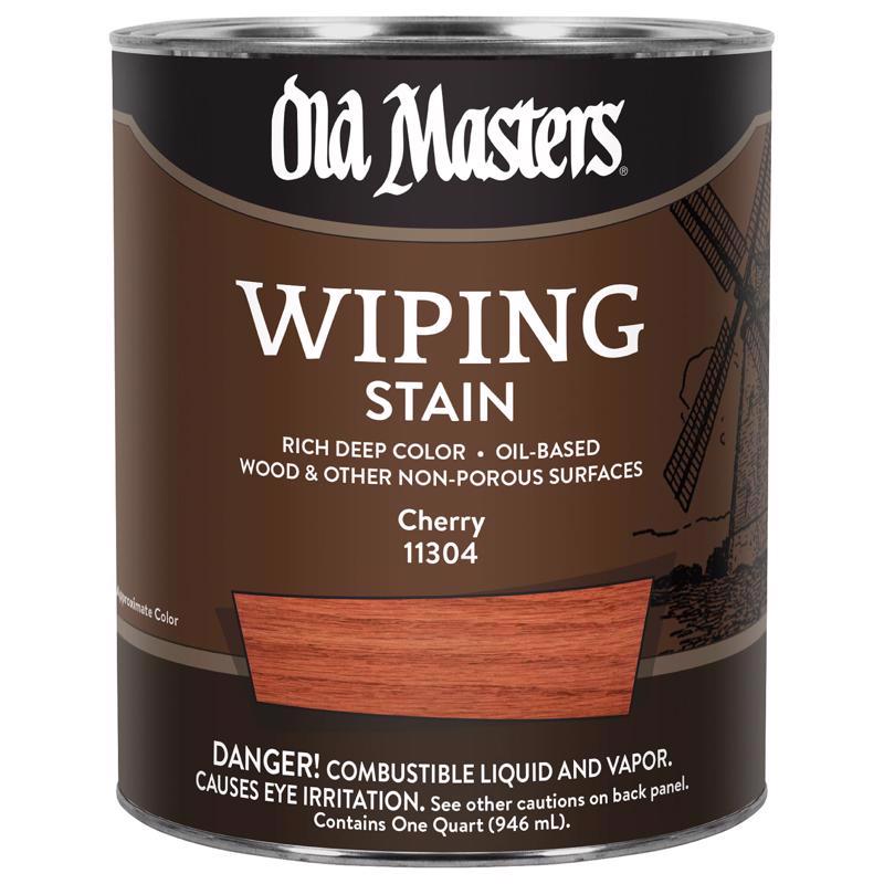 Old Masters Semi-Transparent Cherry Oil-Based Wiping Stain 1 qt