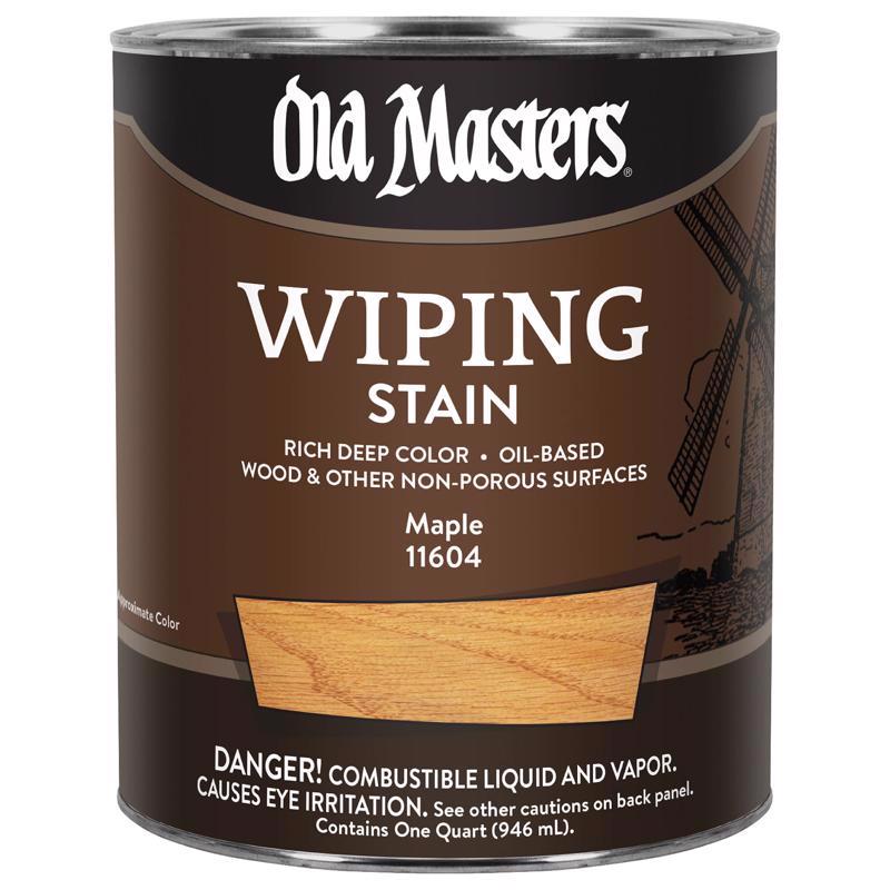 Old Masters Semi-Transparent Maple Oil-Based Wiping Stain 1 qt